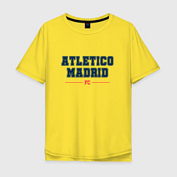 Футболка оверсайз мужская Atletico Madrid FC Classic, цвет: желтый