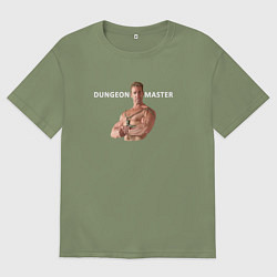 Футболка оверсайз мужская Dungeon Master Billy, цвет: авокадо