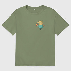 Мужская футболка оверсайз Хнык из NI NO KUNI