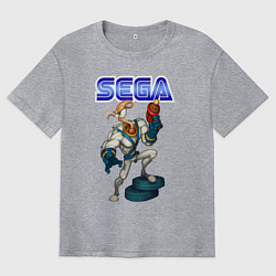 Футболка оверсайз мужская SEGA - Jim, цвет: меланж