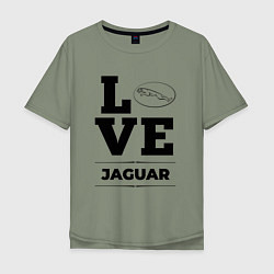 Футболка оверсайз мужская Jaguar Love Classic, цвет: авокадо