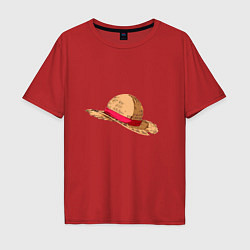 Мужская футболка оверсайз LUFFY HAT