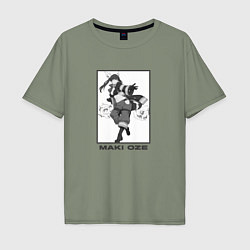 Мужская футболка оверсайз Маки - Пламенный отряд