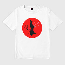 Футболка оверсайз мужская Samurai way, цвет: белый