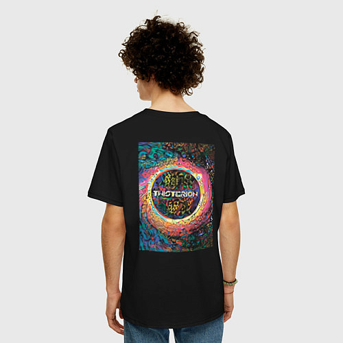 Мужская футболка оверсайз TWISTERiON - This Week - Tuesday / Черный – фото 4