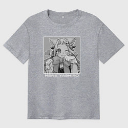 Футболка оверсайз мужская Милая Нэнэ - Туалетный мальчик Ханако кун, цвет: меланж