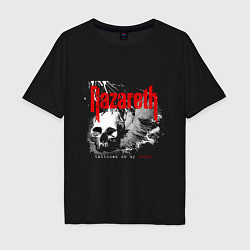 Мужская футболка оверсайз NAZARETH rock