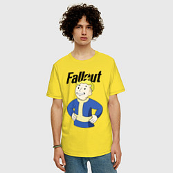 Футболка оверсайз мужская Fallout blondie boy, цвет: желтый — фото 2