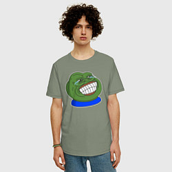 Футболка оверсайз мужская PepeLaugh, цвет: авокадо — фото 2