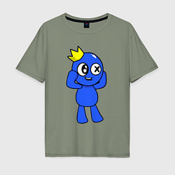Футболка оверсайз мужская Rainbow Friends, цвет: авокадо