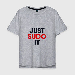 Мужская футболка оверсайз Just sudo
