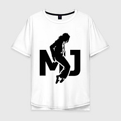 Мужская футболка оверсайз MJ Music