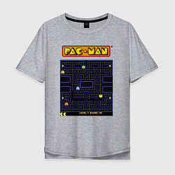 Футболка оверсайз мужская Pac-Man на ZX-Spectrum, цвет: меланж