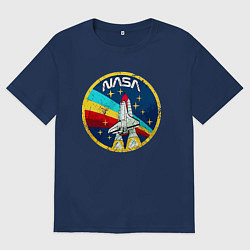Мужская футболка оверсайз NASA - emblem - USA