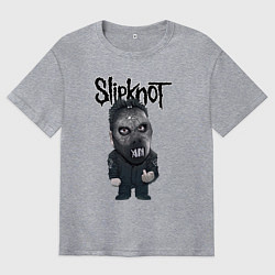 Футболка оверсайз мужская Седьмой Slipknot, цвет: меланж