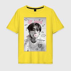 Мужская футболка оверсайз Lee Know Stray Kids