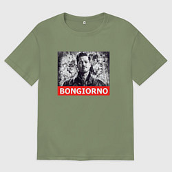 Футболка оверсайз мужская Лейтенант Альдо Рейн Basterds, цвет: авокадо