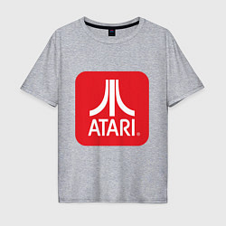 Мужская футболка оверсайз Atari logo