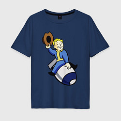 Мужская футболка оверсайз Vault boy - bomb rider