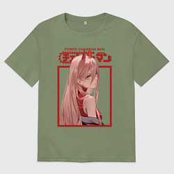 Мужская футболка оверсайз Человек бензопила Пауэр