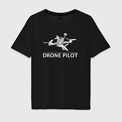 Мужская футболка оверсайз Drones pilot