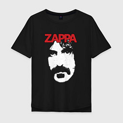 Футболка оверсайз мужская Frank Zappa, цвет: черный