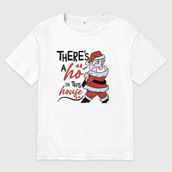 Мужская футболка оверсайз Theres a ho