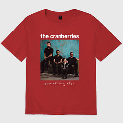 Футболка оверсайз мужская The Cranberries rock, цвет: красный