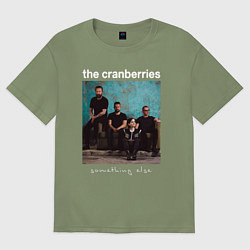 Футболка оверсайз мужская The Cranberries rock, цвет: авокадо