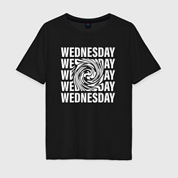 Мужская футболка оверсайз Wednesday Tornado