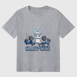 Мужская футболка оверсайз Атлет - крафтлет