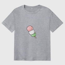 Футболка оверсайз мужская Dango, цвет: меланж