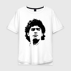 Футболка оверсайз мужская Face Maradona, цвет: белый