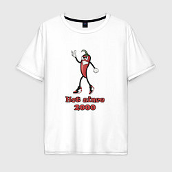 Мужская футболка оверсайз Hot since 2000