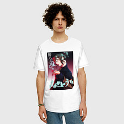 Футболка оверсайз мужская Anko Uguisu, цвет: белый — фото 2