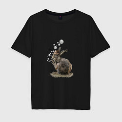 Мужская футболка оверсайз Bubble rabbit