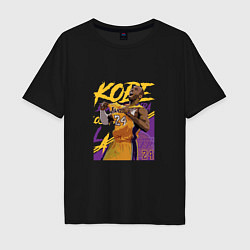 Футболка оверсайз мужская Kobe champion, цвет: черный