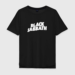 Футболка оверсайз мужская Black Sabbath Paranoid, цвет: черный