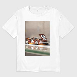 Мужская футболка оверсайз Datsun KAIDO Fairlady Z Dark Red JDM