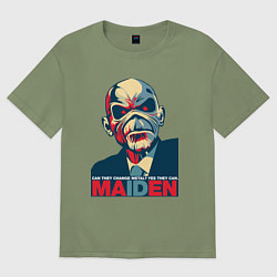 Мужская футболка оверсайз They can change metal