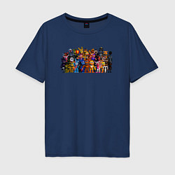 Мужская футболка оверсайз FNAF Мир