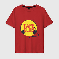 Футболка оверсайз мужская Tape club, цвет: красный