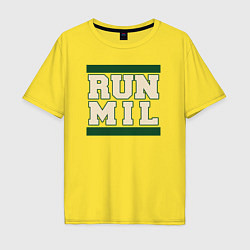 Мужская футболка оверсайз Run Milwaukee Bucks