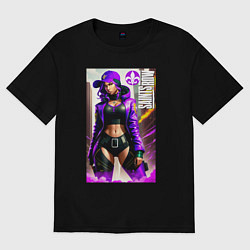 Мужская футболка оверсайз Saints Row - fantasy character - shooter