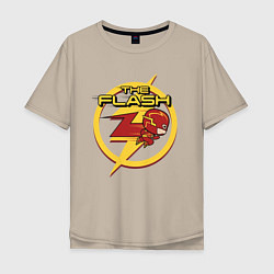 Мужская футболка оверсайз Chibi Flash