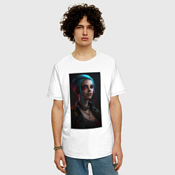 Футболка оверсайз мужская Jinx League of Legends, цвет: белый — фото 2