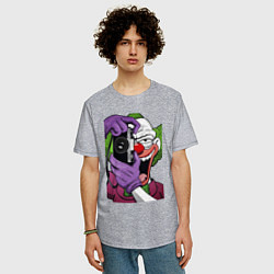 Футболка оверсайз мужская Krusty photographer, цвет: меланж — фото 2