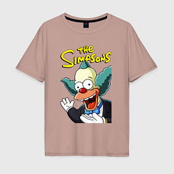 Мужская футболка оверсайз Krusty the clown