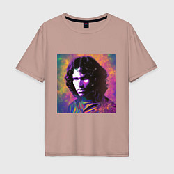 Мужская футболка оверсайз Jim Morrison few color digital Art