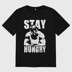 Футболка оверсайз мужская Arnold motivation, цвет: черный